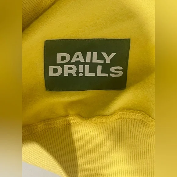 Daily Drills Sunny Yellow Crewneck Sweater - Picture 9 of 9